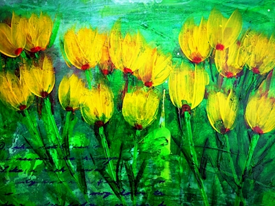 Tulips, yellow