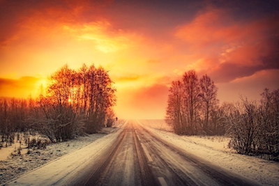 Carretera invernal