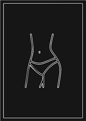 Nacktes Kunstplakat für Frauen