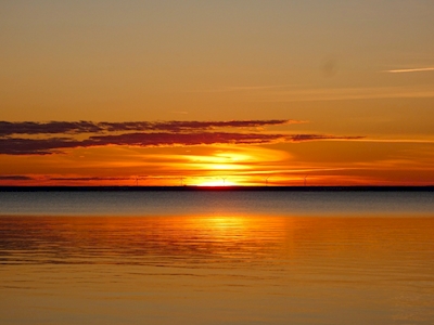 Solnedgang på Øland