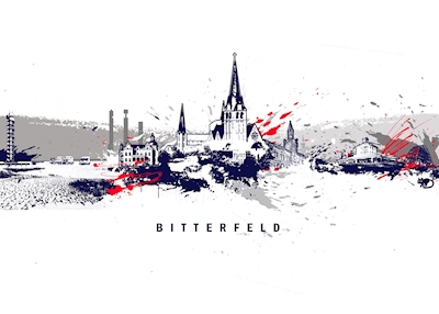 Ligne d’horizon de Bitterfeld