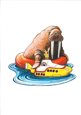 submarino amarelo walrus