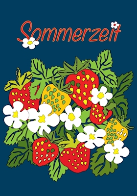 Sommerzeit Erdbeerzeit