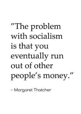 Margaret Thatcher citerer