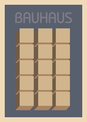 Plakát k věži Bauhausu