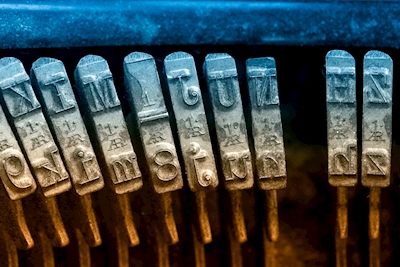 Typografie - Schreibmaschine