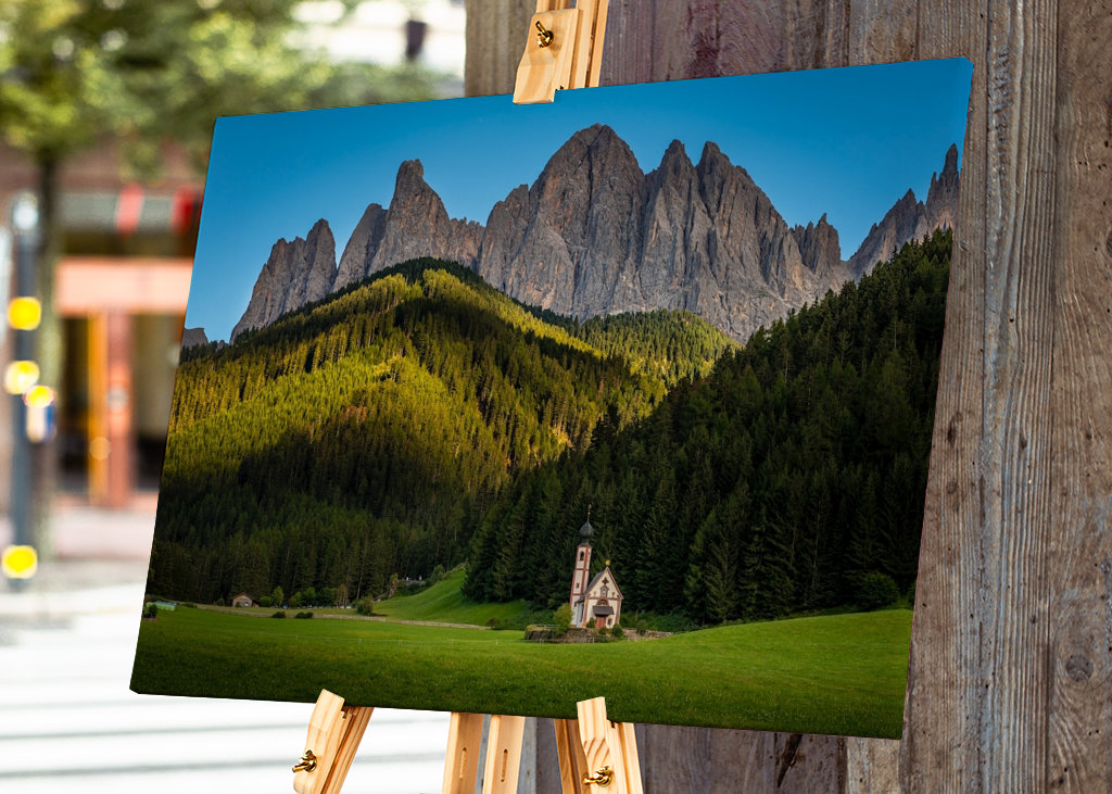 Church in the dolomites