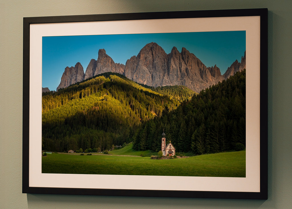 Church in the dolomites