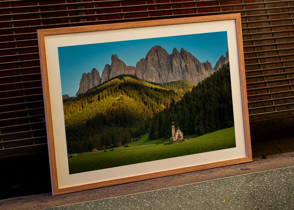 Church in the dolomites
