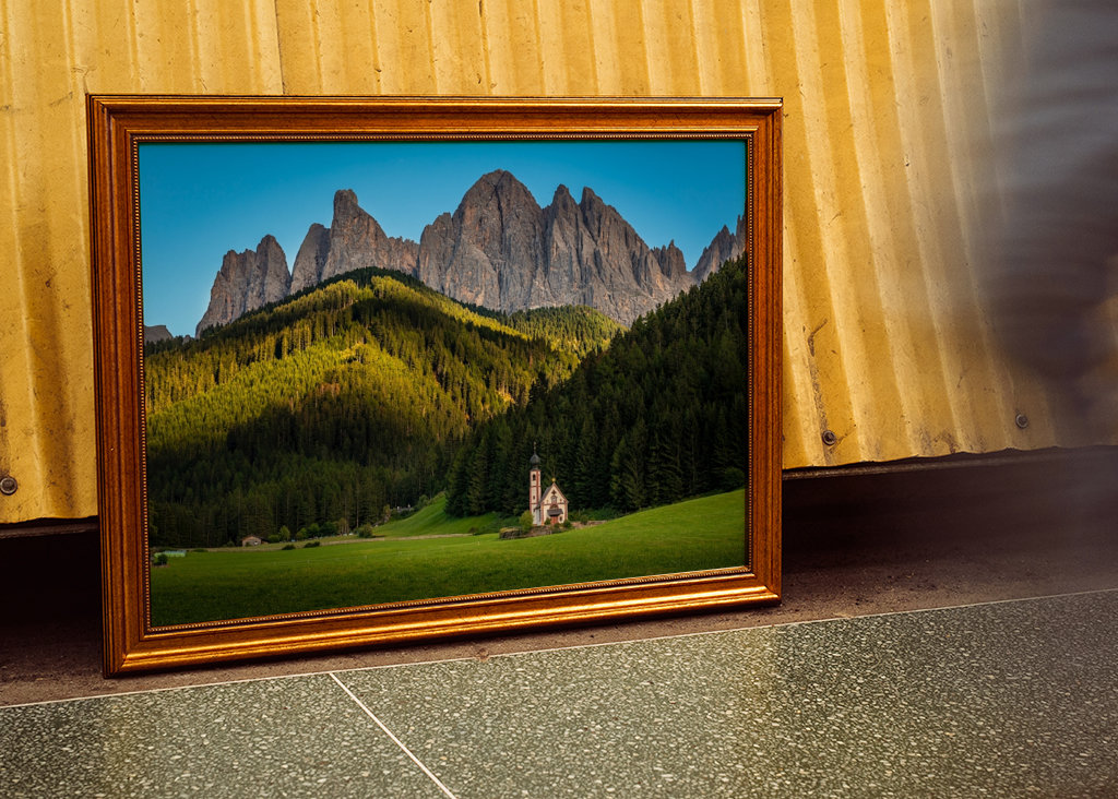 Church in the dolomites