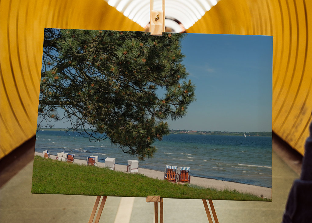 På stranden ved Østersøen