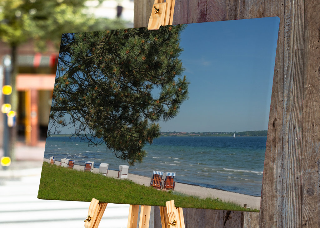 På stranden ved Østersøen