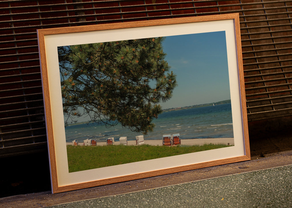 På stranden ved Østersøen
