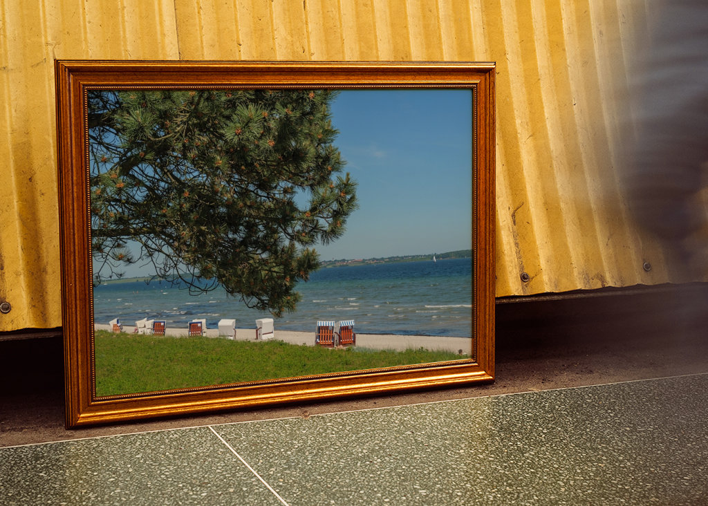 På stranden ved Østersøen