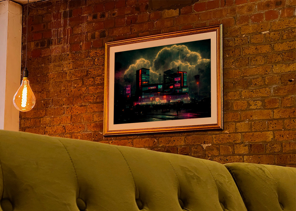 Nákupní centrum Cyberpunk