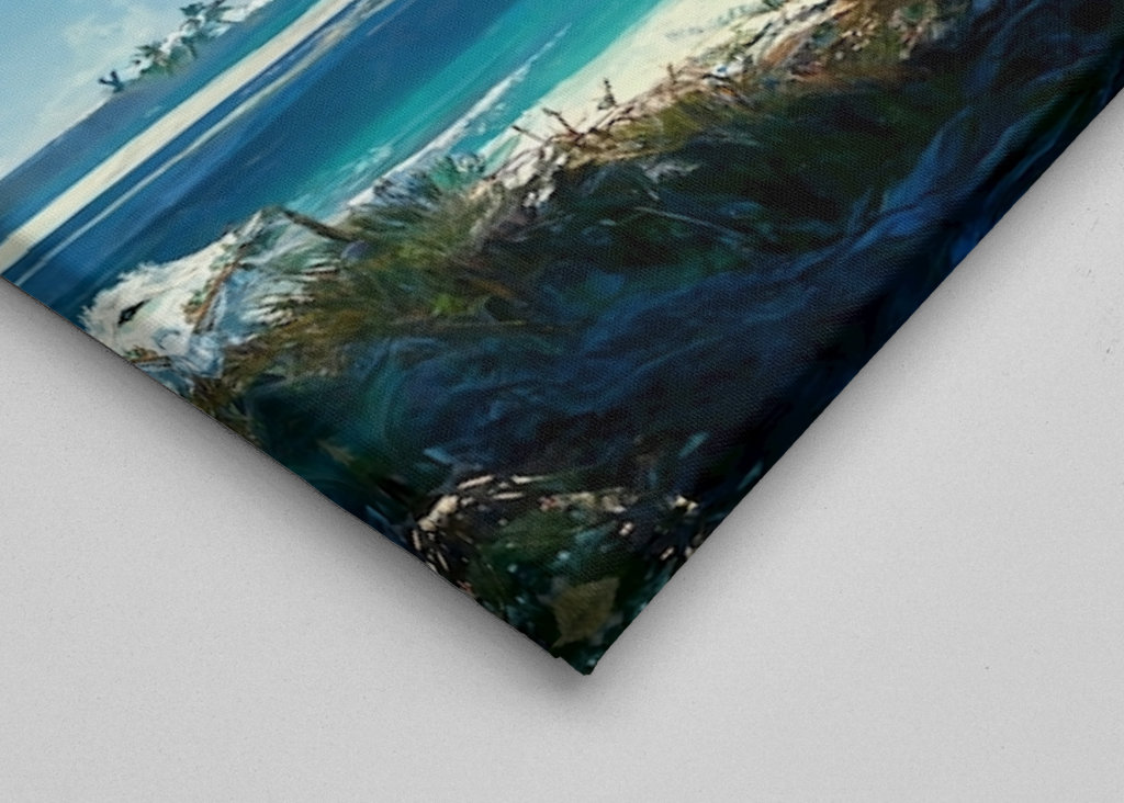 Traumstrand mit Palmen