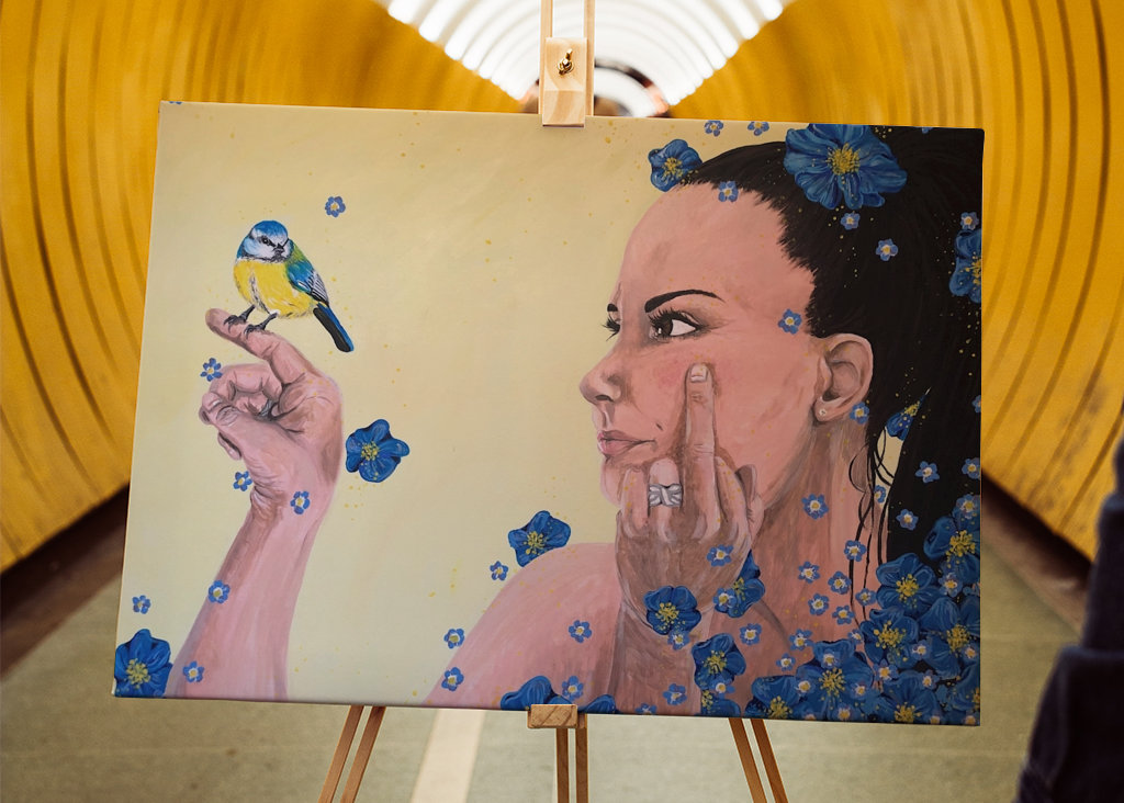 "You have one on the tit"