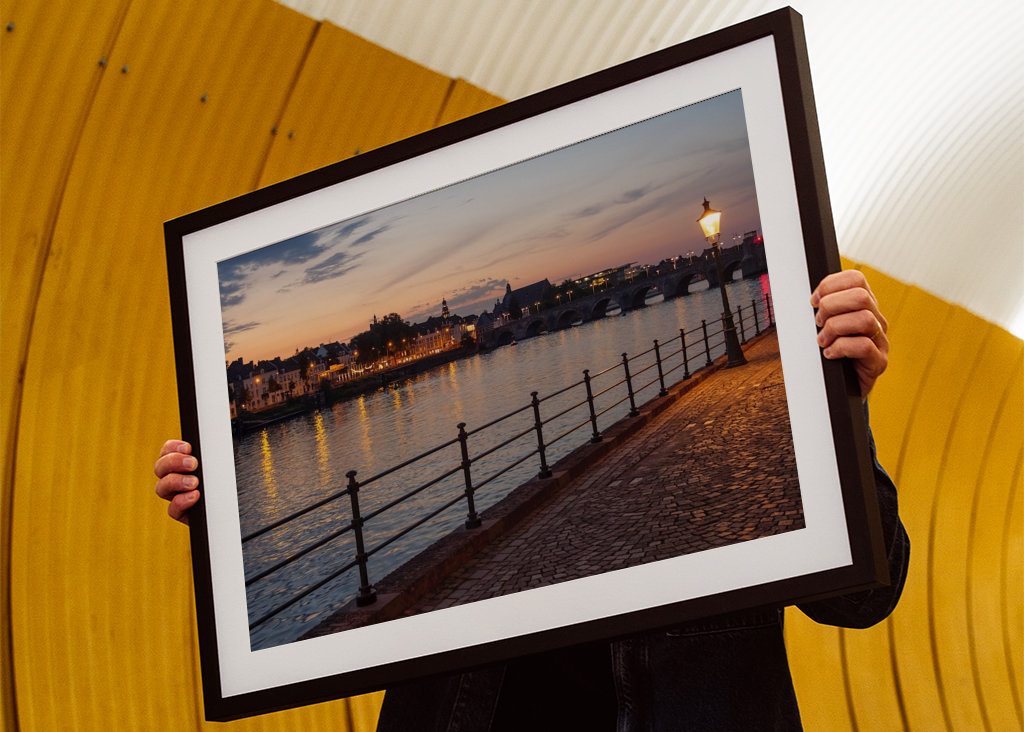 Sommerabend an der Maas