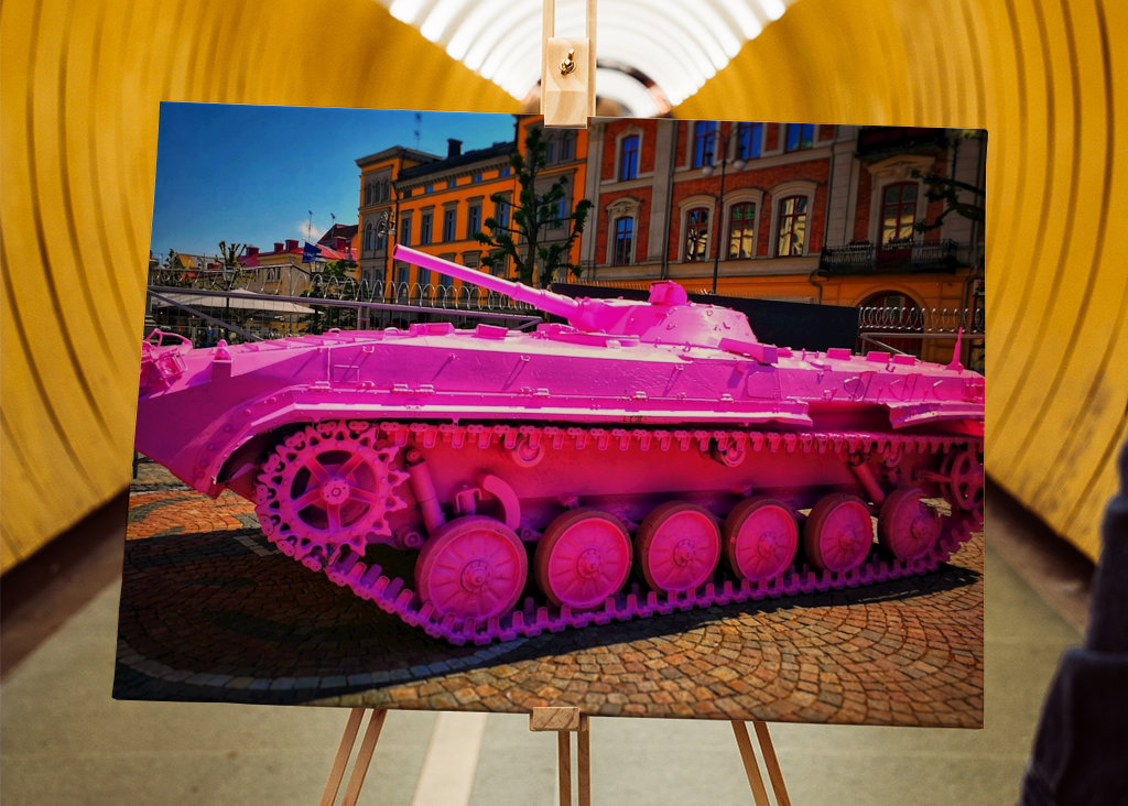 The pink tank
