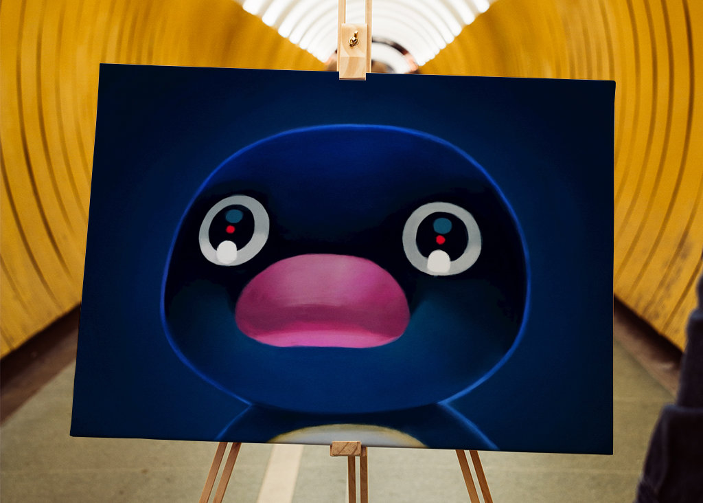 Terrified Noot Noot - Meme