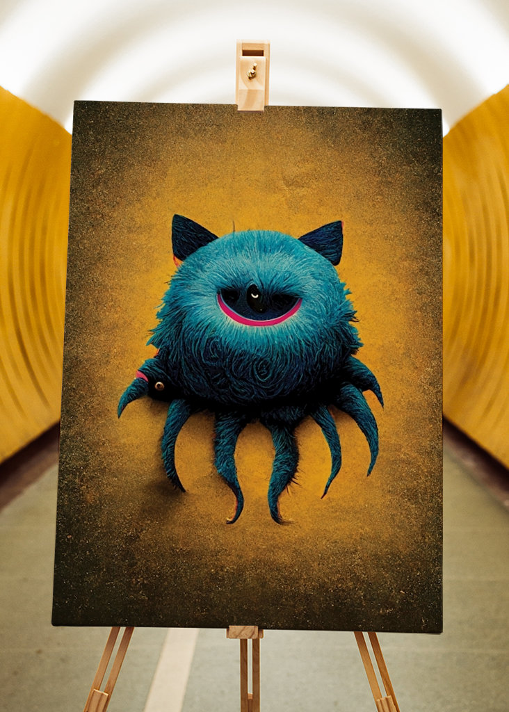 Søt Golden Hour Monster