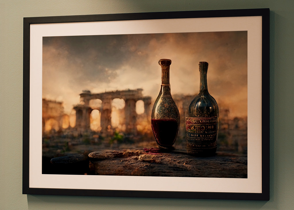 Pubblicità del vino dell'antica Roma