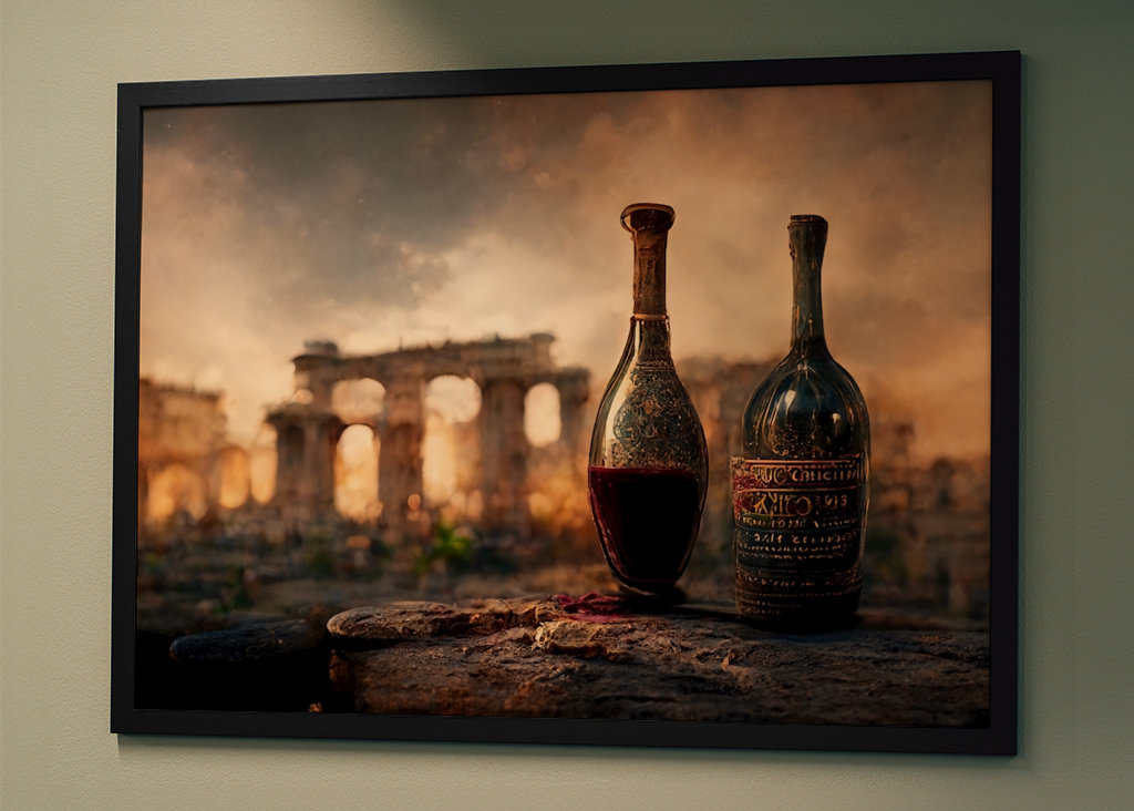 Pubblicità del vino dell'antica Roma