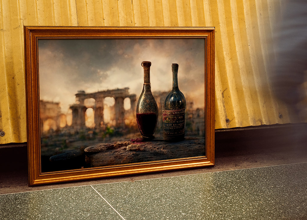 Pubblicità del vino dell'antica Roma