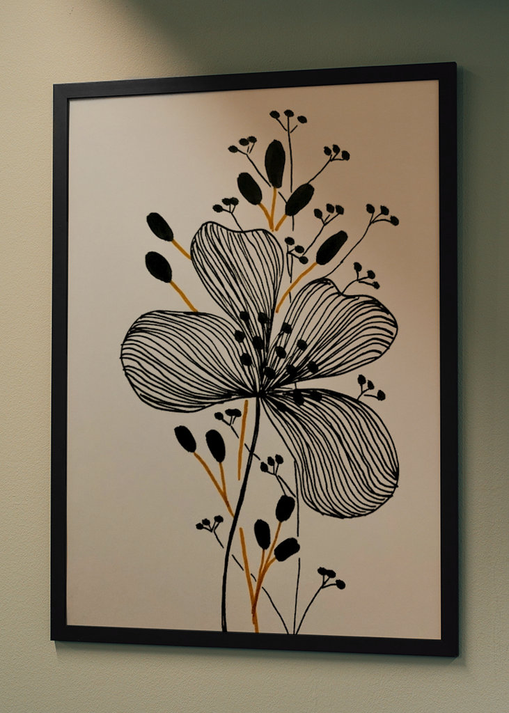 Line Art Flower