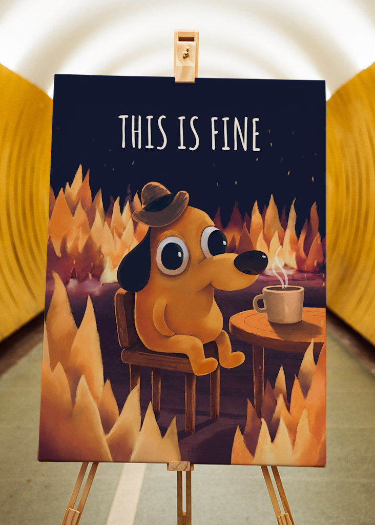 This Is Fine - Meme