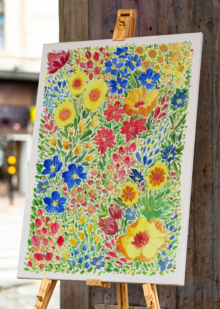 Fleurs des champs: vibrations estivales