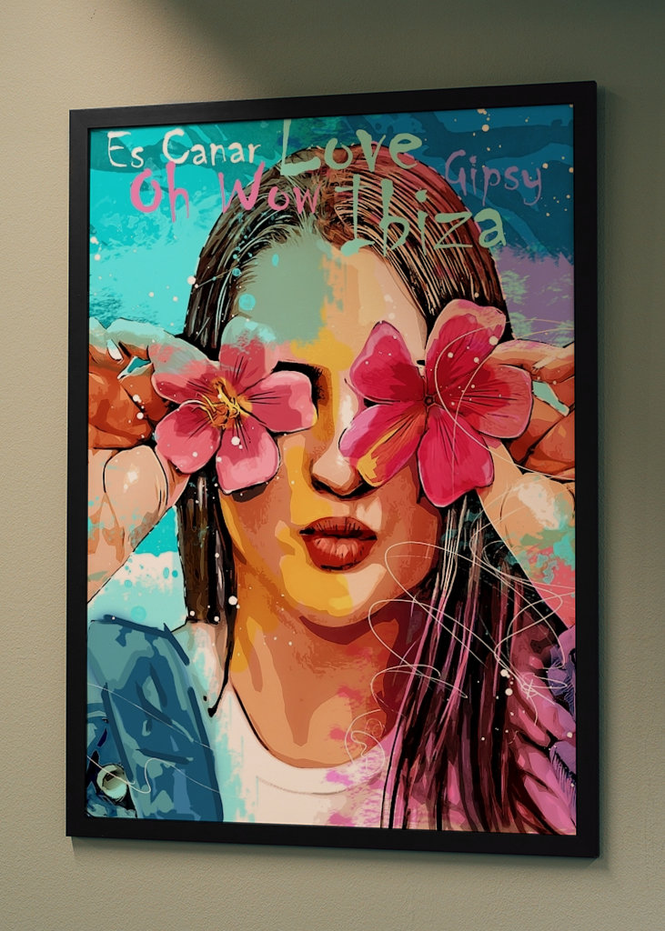 Ibiza Vibes - Spaß mit Blumen