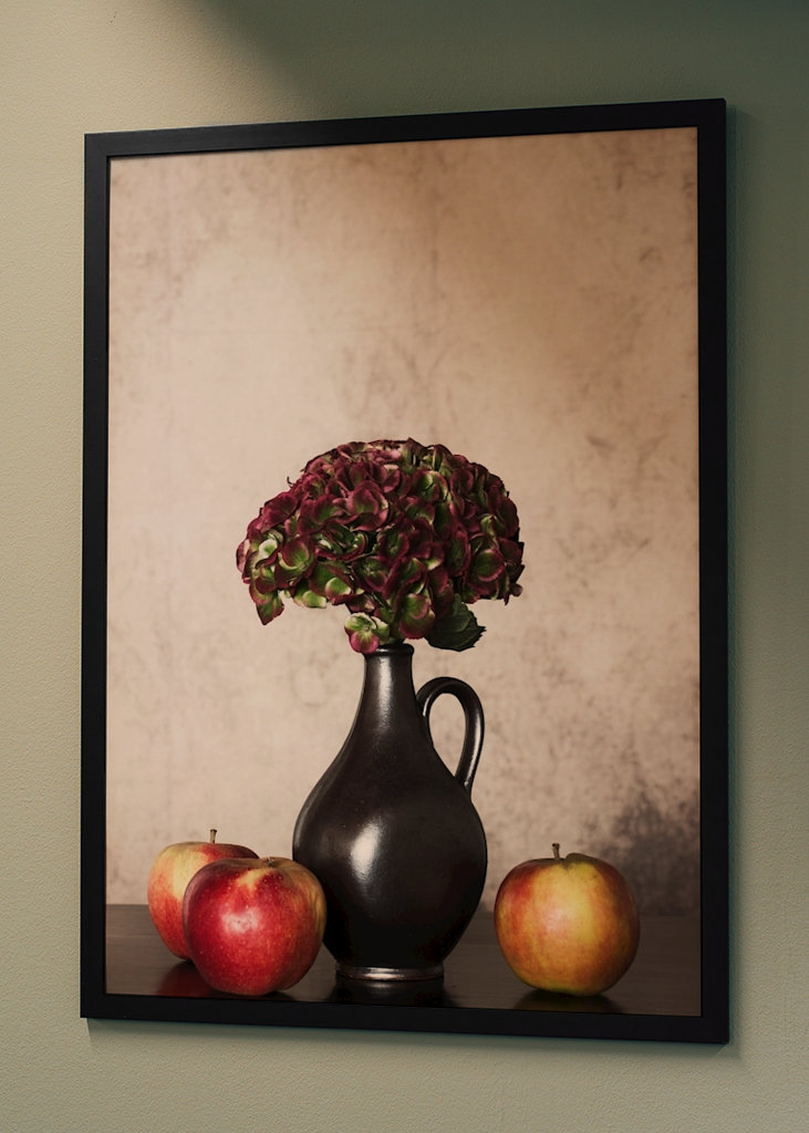 Stillleben mit Hortensie