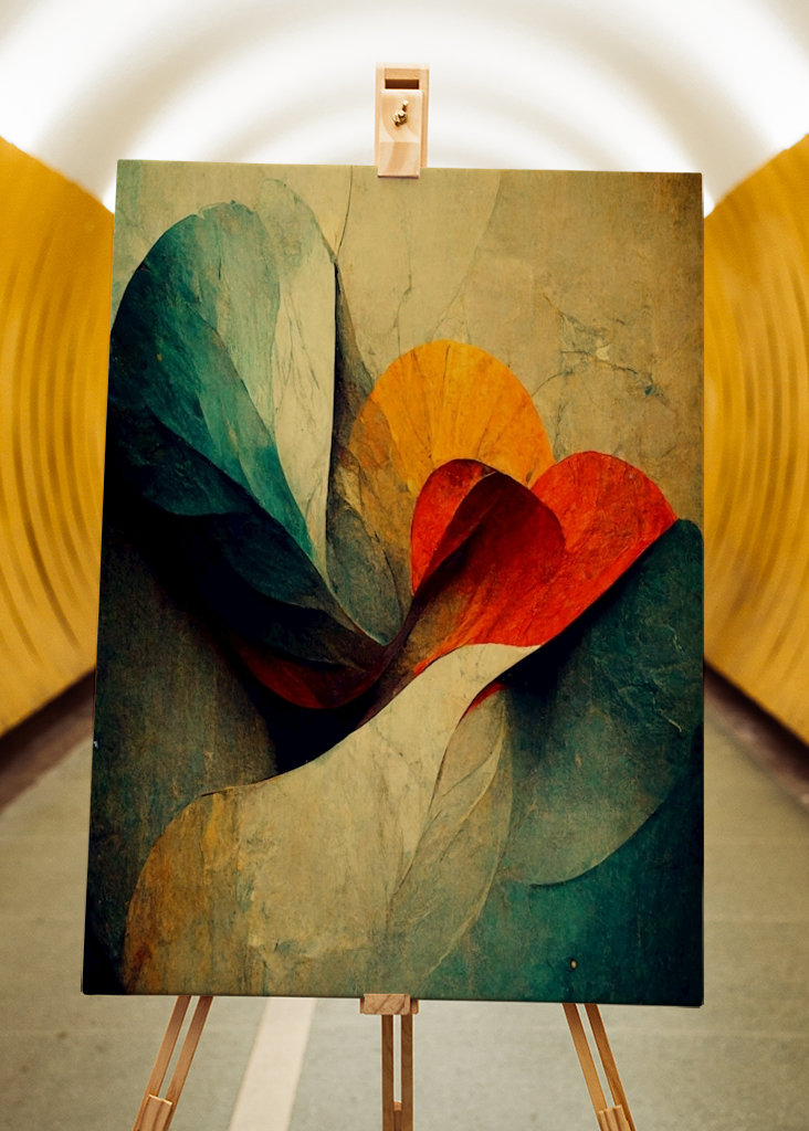 Abstraktní květiny