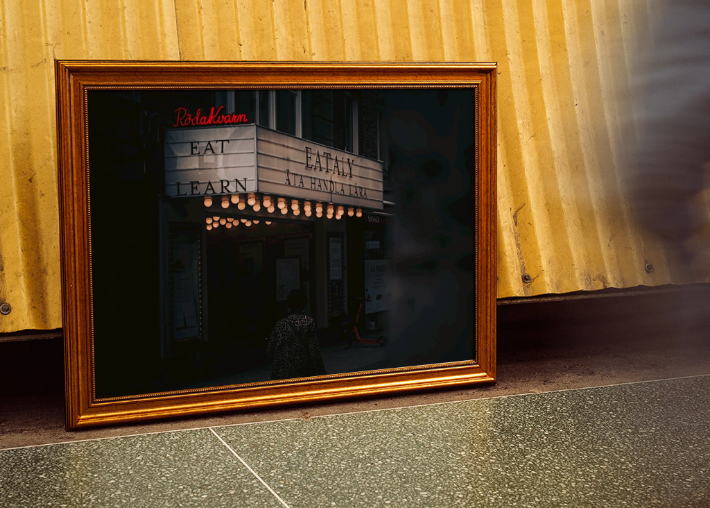 Herbstabend Stadt Stockholm