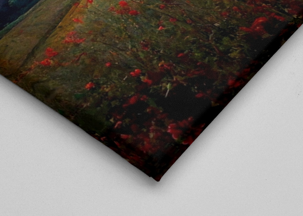 Krajina v růžové barvě