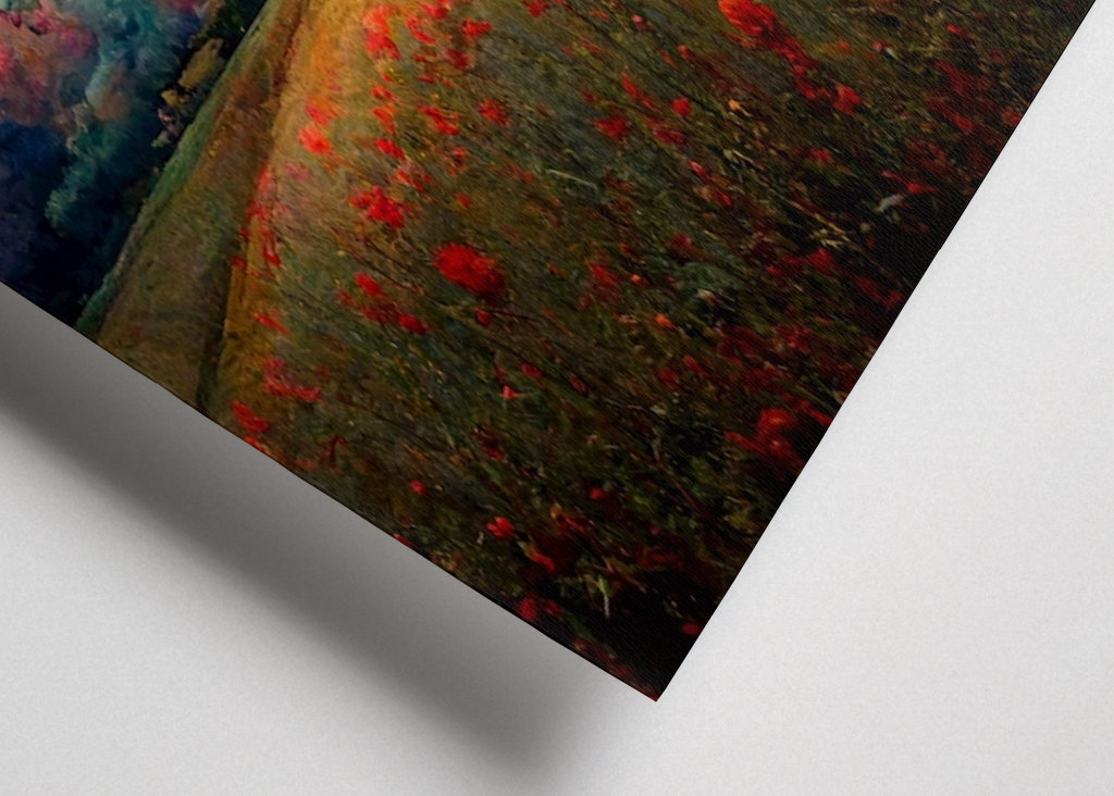 Krajina v růžové barvě