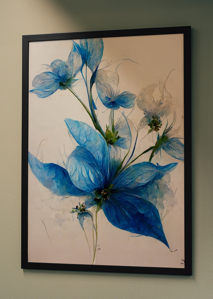 Niebieski kwiat 1