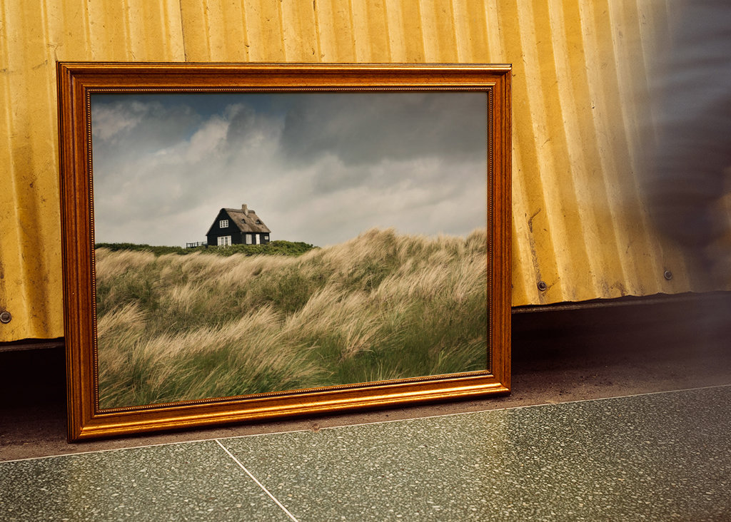 Osamělý dům v dunách