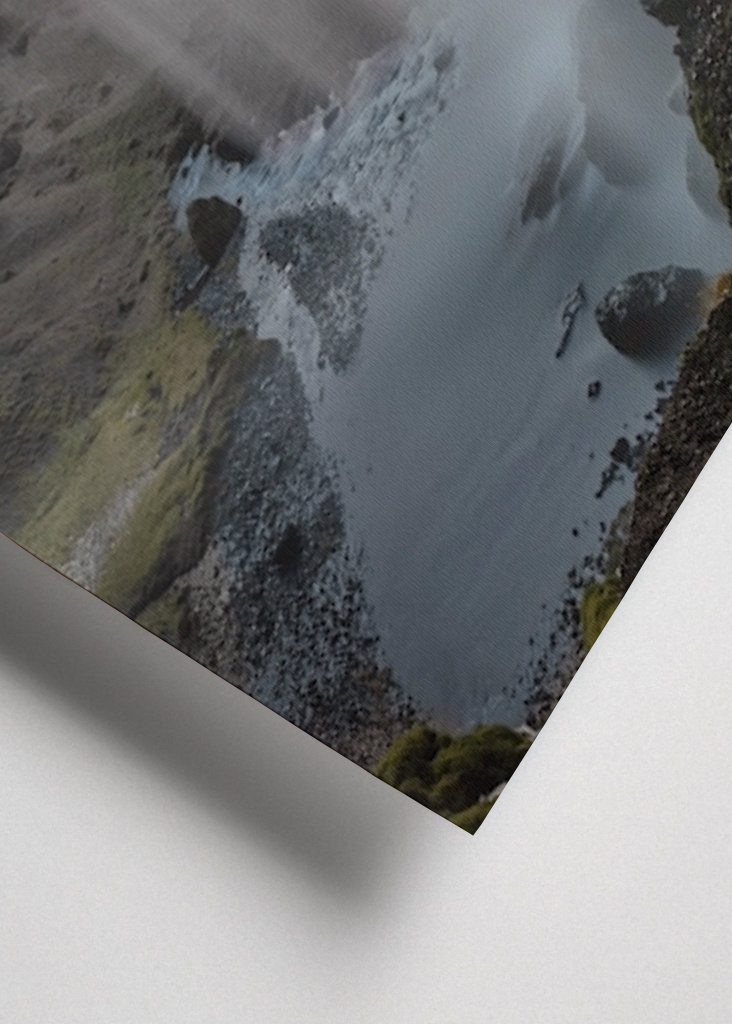 Wasserfall im Abendlicht