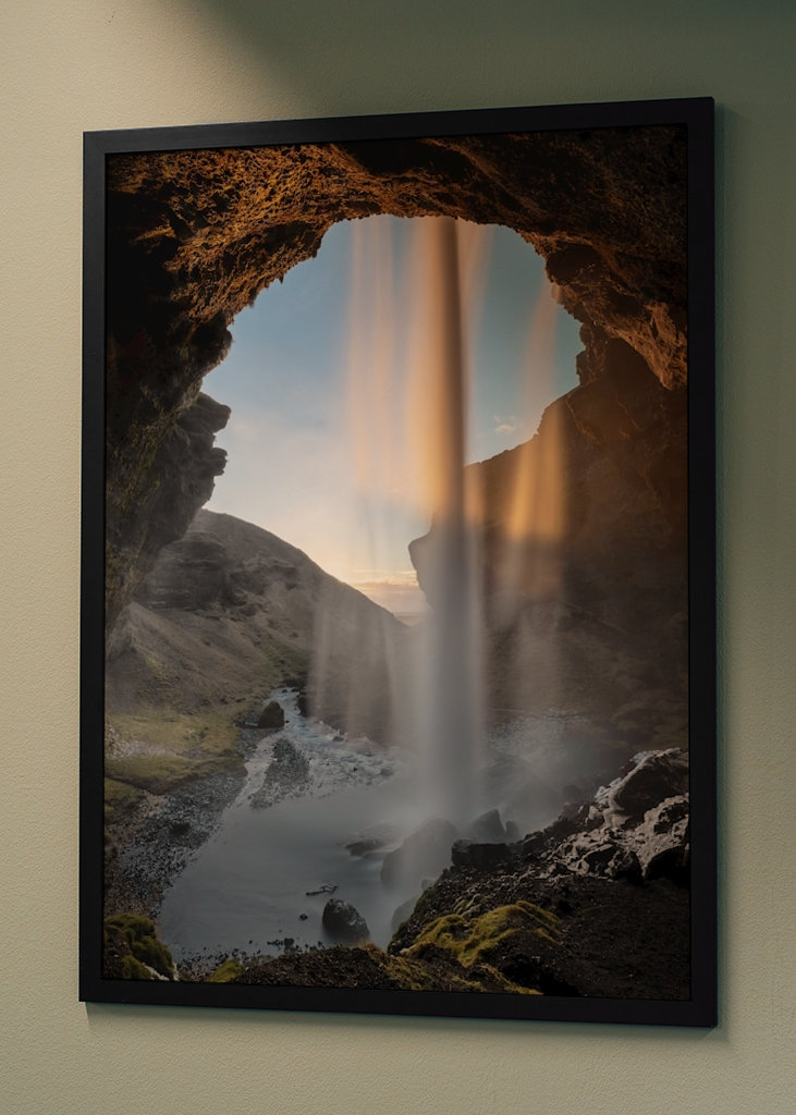 Wasserfall im Abendlicht