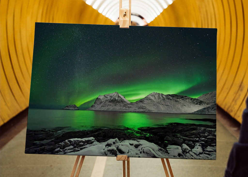 Polarlicht auf den Lofoten