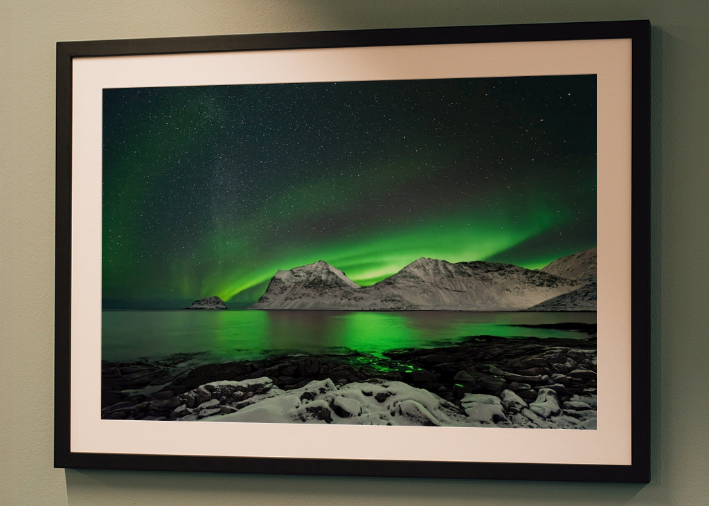 Polarlicht auf den Lofoten