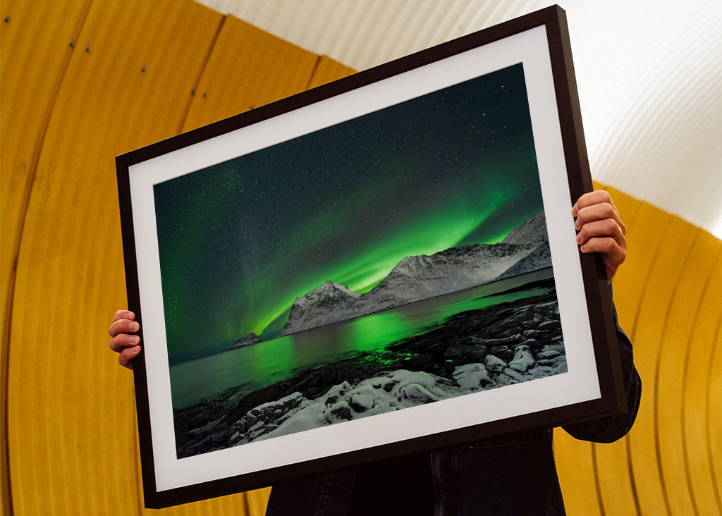 Polarlicht auf den Lofoten