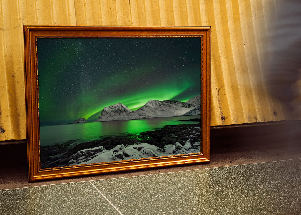 Polarlicht auf den Lofoten