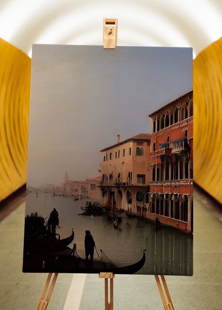 Venice Canal in 1800s