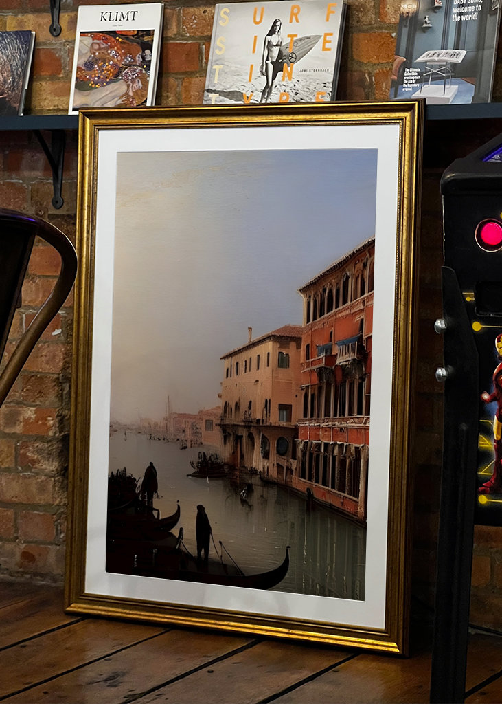 Venice Canal in 1800s