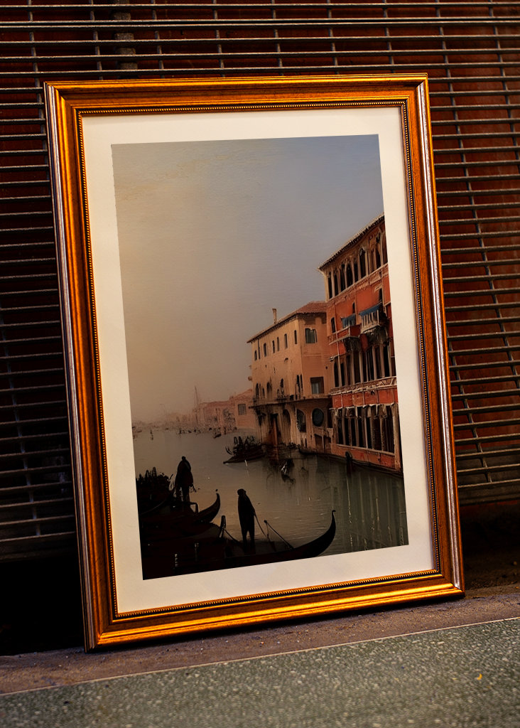 Venice Canal in 1800s