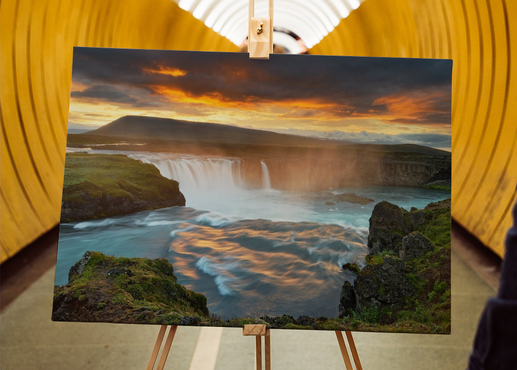 Der Wasserfall Goðafoss