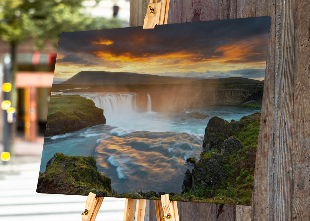 Der Wasserfall Goðafoss